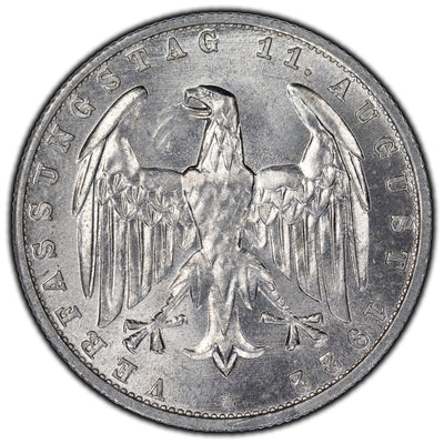 Germany Weimar 1922 A 3 Mark Coin KM #28