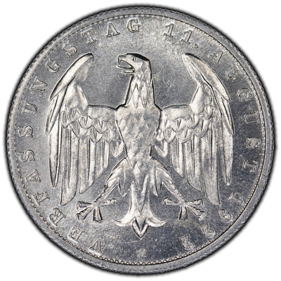 Germany Weimar 1922 A 3 Mark Coin KM #28