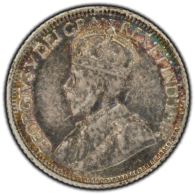 SOLD Canada 1917 10 Cents Silver Coin - VF-30