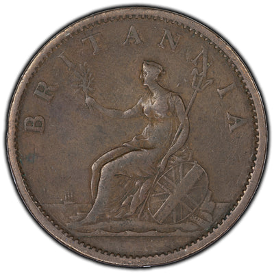 SOLD Great Britain 1806 One Penny Coin KM #663