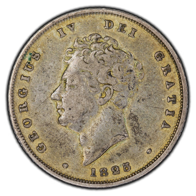 SOLD Great Britain 1825 One Shilling Silver Coin KM #694