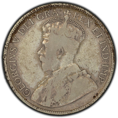 SOLD Canada 1931 50 Cents Silver Coin - VG-8