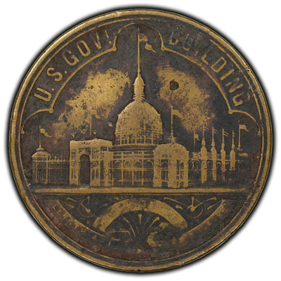 United States 1893 Columbian Exposition Treasury Department Medallion HK-154