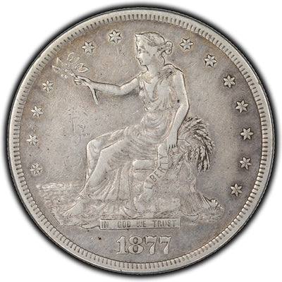 SOLD United States 1877-S $1 Trade Dollar Silver Coin