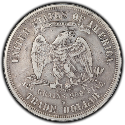 SOLD United States 1877-S $1 Trade Dollar Silver Coin