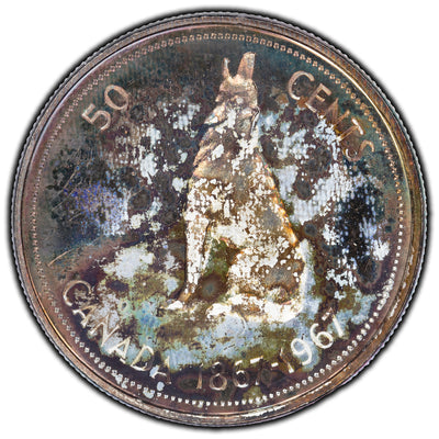 SOLD Canada 1967 50 Cents Silver Coin - Specimen