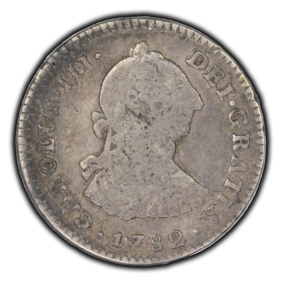 SOLD Mexico 1782 Mo FF 1 Real Silver Coin KM #411.1
