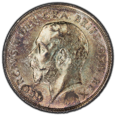 Great Britain 1915 Shilling Silver Coin KM #816