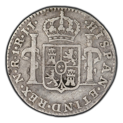 SOLD Colombia 1799 1 Real Silver Coin KM #58 - Cleaned