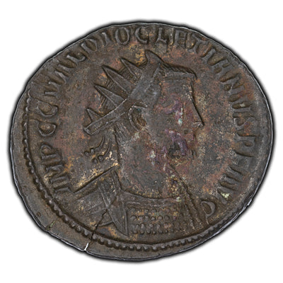 SOLD Ancient Rome Diocletian AD 284-305 Antoninianus Billon Coin RIC #225