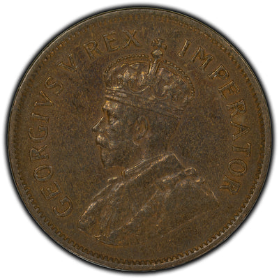 SOLD South Africa 1930 1/2 Penny Coin KM #13.2