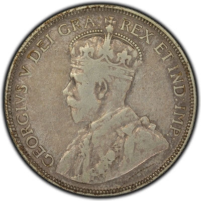 SOLD Canada 1934 50 Cents Silver Coin - F-12