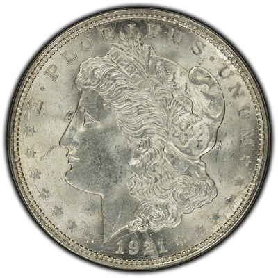 SOLD United States 1921 $1 Morgan Dollar Silver Coin - Large Die Cracks