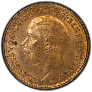 SOLD Great Britain 1928 Farthing Coin - BU