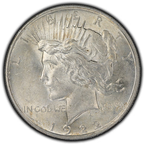 SOLD United States 1922 $1 Peace Dollar Silver Coin