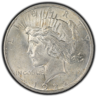 SOLD United States 1922 $1 Peace Dollar Silver Coin