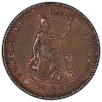 SOLD Great Britain 1831 Farthing Coin KM #705