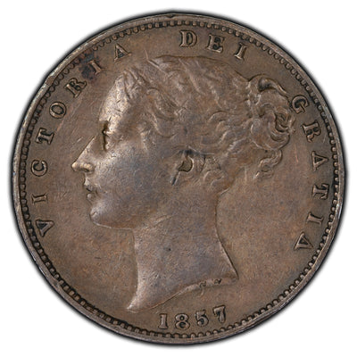 SOLD Great Britain 1857 Farthing Coin KM #725
