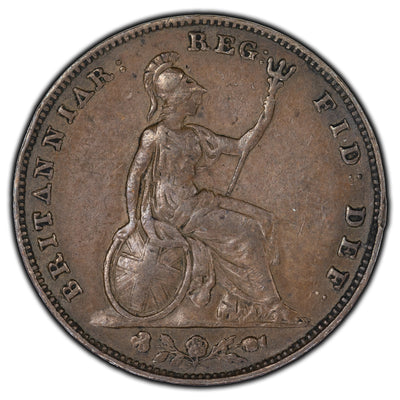 SOLD Great Britain 1857 Farthing Coin KM #725