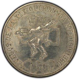 SOLD Mexico 1968 25 Pesos Silver Coin KM #479