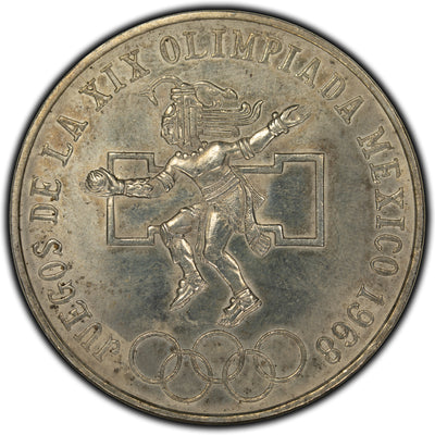SOLD Mexico 1968 25 Pesos Silver Coin KM #479