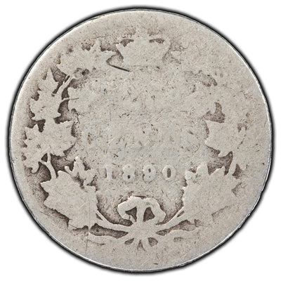 SOLD Canada 1890-H 25 Cents Silver Coin