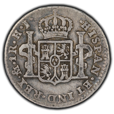 SOLD Mexico 1814 Mo HI 1 Real Silver Coin KM #82