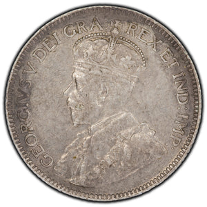 SOLD Canada 1919 25 Cents Silver Coin - VF-30 (residue)