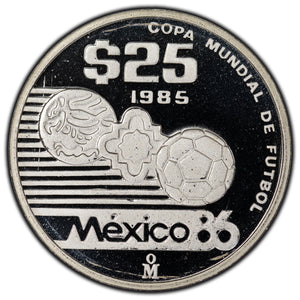 SOLD Mexico 1985 25 Pesos Silver Coin KM #503