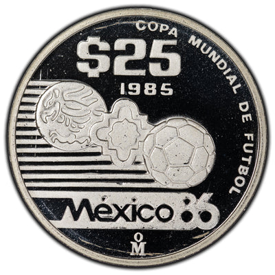 SOLD Mexico 1985 25 Pesos Silver Coin KM #503