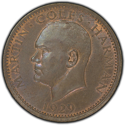 SOLD Lundy 1929 1 Puffin Coin S #7850 - Uncirculated