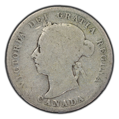 SOLD Canada 1899 25 Cents Silver Coin