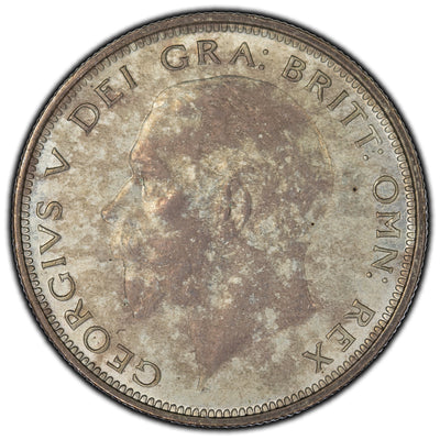 SOLD Great Britain 1927 1/2 Crown Silver Coin KM #830 - Ex. Seaby
