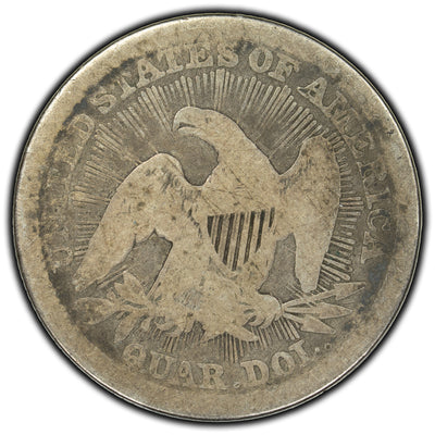 SOLD United States 1853 Arrows 25 Cents Seated Liberty Quarter Silver Coin