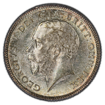 Great Britain 1912 6 Pence Silver Coin KM #815