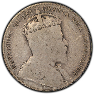 SOLD Canada 1906 50 Cents Silver Coin - G-4