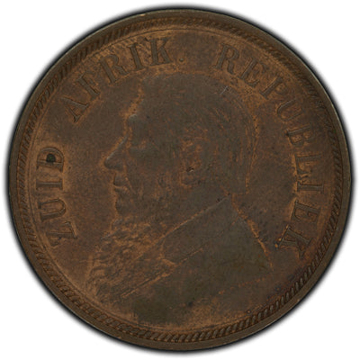 South Africa 1898 Penny Coin KM #2