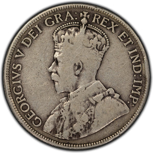 SOLD Canada 1919 50 Cents Silver Coin - Small Rim Nick