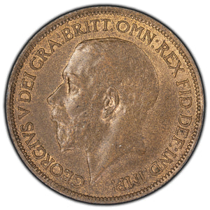Great Britain 1912 1/2 Penny Coin KM #809