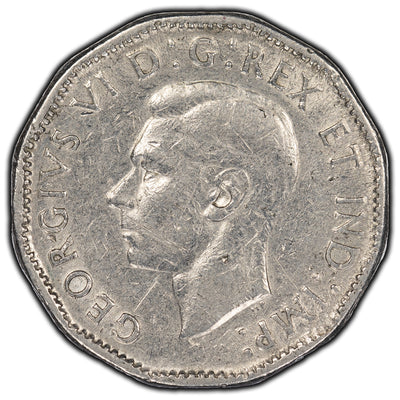 SOLD Canada 1947 Dot 5 Cents Nickel Coin - F-12