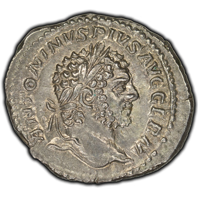 Ancient Rome AD 214 Caracalla AR Denarius - Sear 6833 / Ric 246