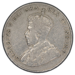 SOLD Canada 1925 5 Cents Coin - VG-10