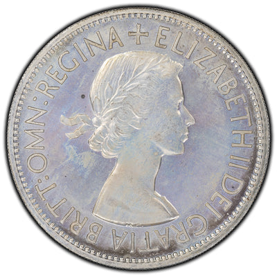 SOLD Great Britain 1953 1/2 Crown Silver Coin KM #893 - Proof