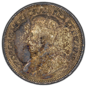 SOLD Canada 1917 10 Cents Silver Coin - VF-20