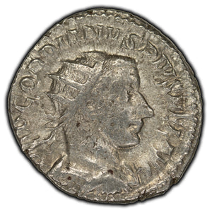 SOLD Ancient Rome AD 242-244 Gordian III AR Antoninianus - Sear 8626