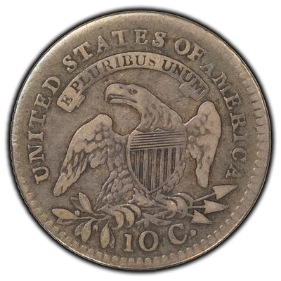 United States 1814 Small Date 10 Cents Capped Bust Silver Coin