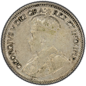 SOLD Canada 1920 10 Cents Silver Coin - VF-20