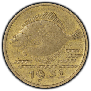 SOLD Danzig 1932 5 Pfennig KM #151