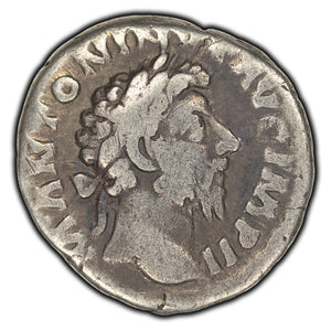 SOLD Ancient Rome AD 162-163 Marcus Aurelius AR Denarius - Sear 4925 / Ric 70