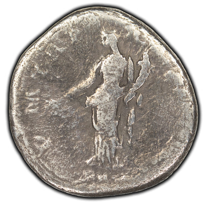 SOLD Ancient Rome AD 123 Hadrian AR Denarius -  Sear 3520 / Ric 80